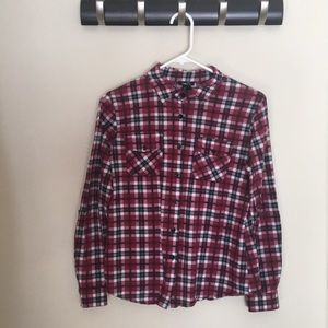 Maroon flannel